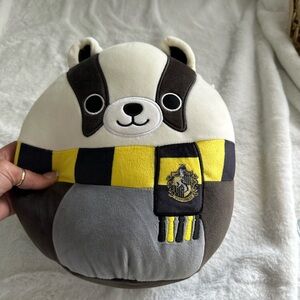 10" Squishmallows Harry Potter Hufflepuff Badger Medium Plush NWT